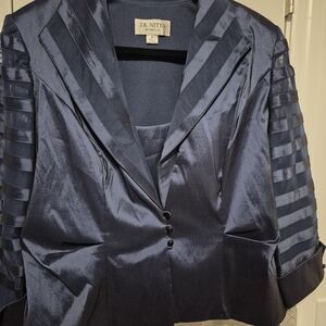 J.R. Nites Women's Navy Blazer - 2 Piece With Matching Shell